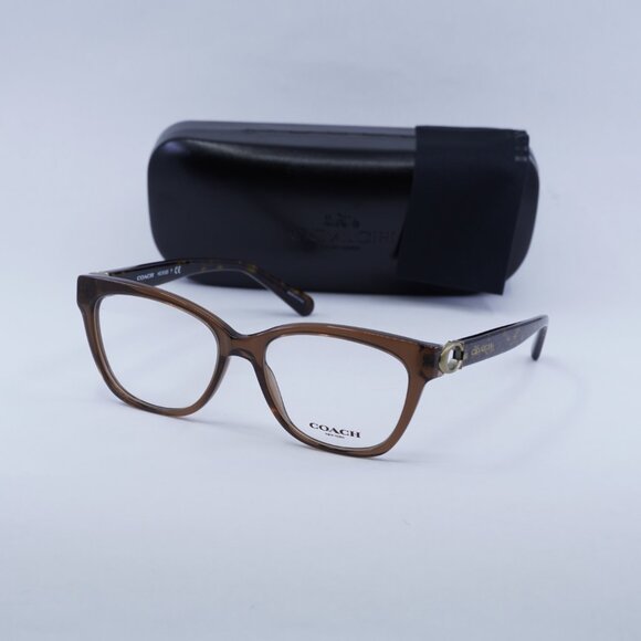 Final Price! Coach HC6120 5035 Brown Eyeglasses 52mm - Picture 3 of 11